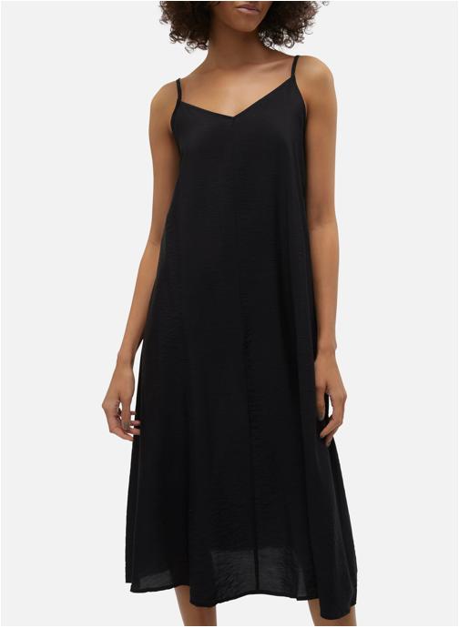 Vero Moda Robes Robe longue droite - 10303398 femme noir