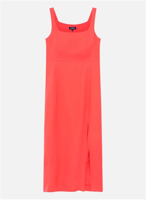 Caroll Robes Robe longue ajustée - 261R-Reina femme rouge