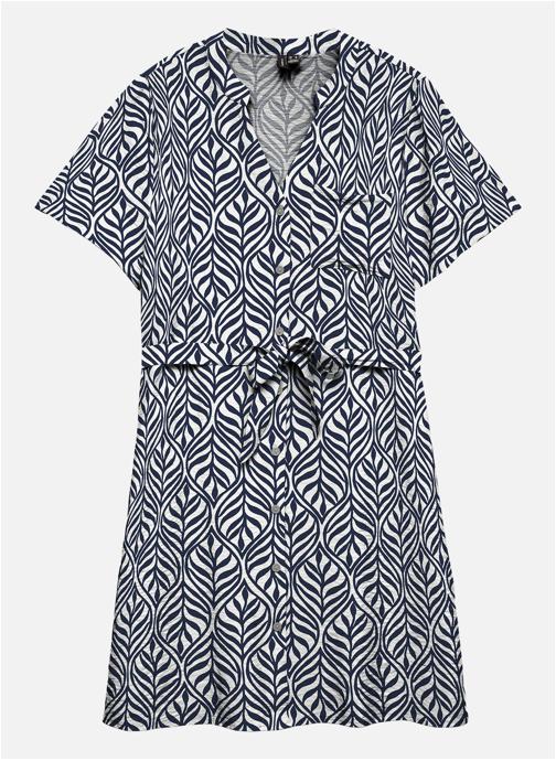 Vero Moda Robes Robe courte à motifs ample - 10341592 femme bleu
