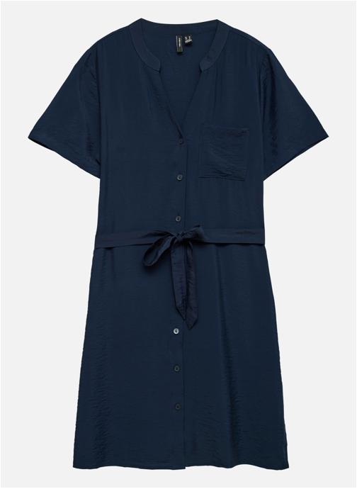 Vero Moda Robes Robe courte droit - 10341592 femme bleu