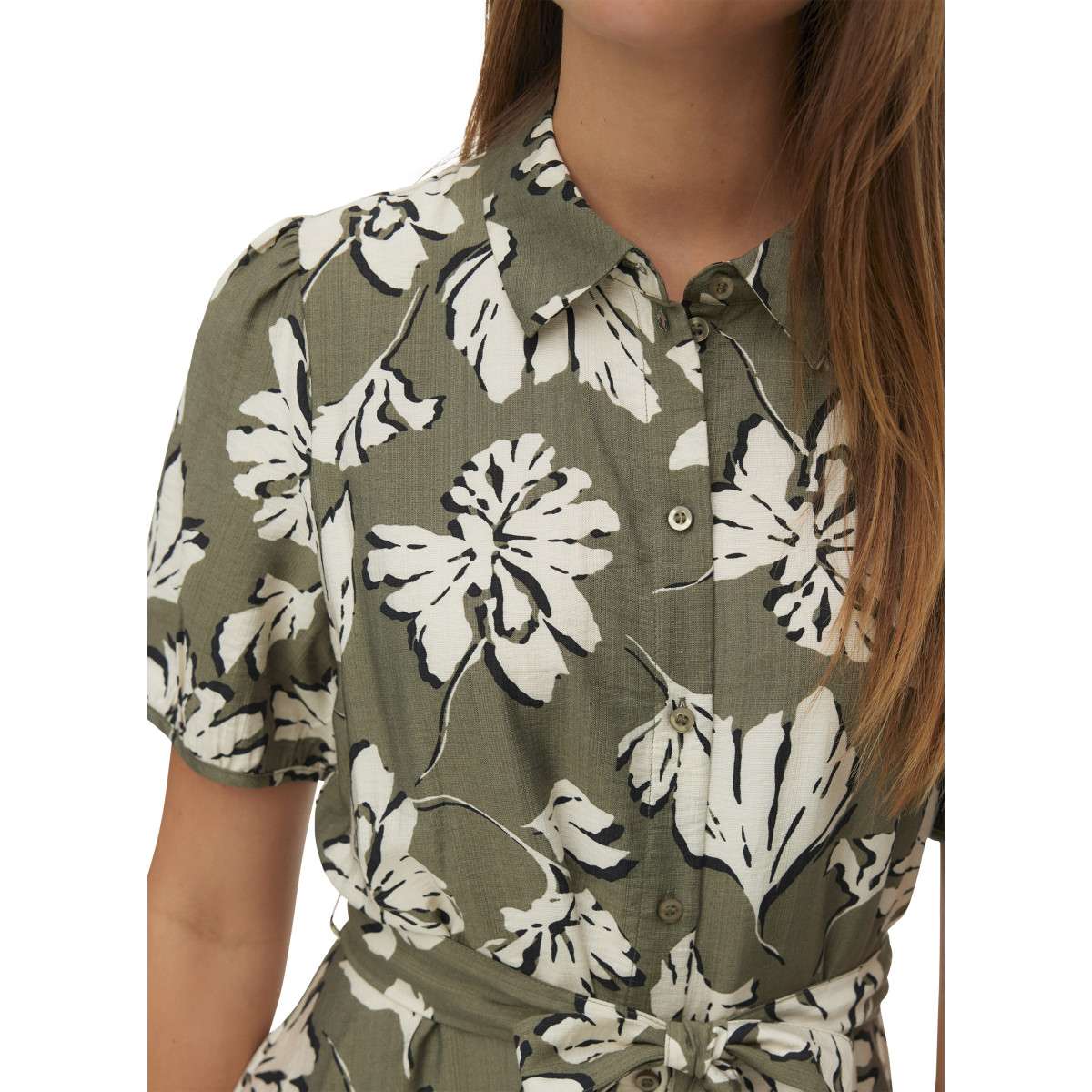 Robes Robe courte à motifs droite - 10341976 femme vert Vero Moda Robes Robe courte à motifs droite - 10341976 femme vert Vert