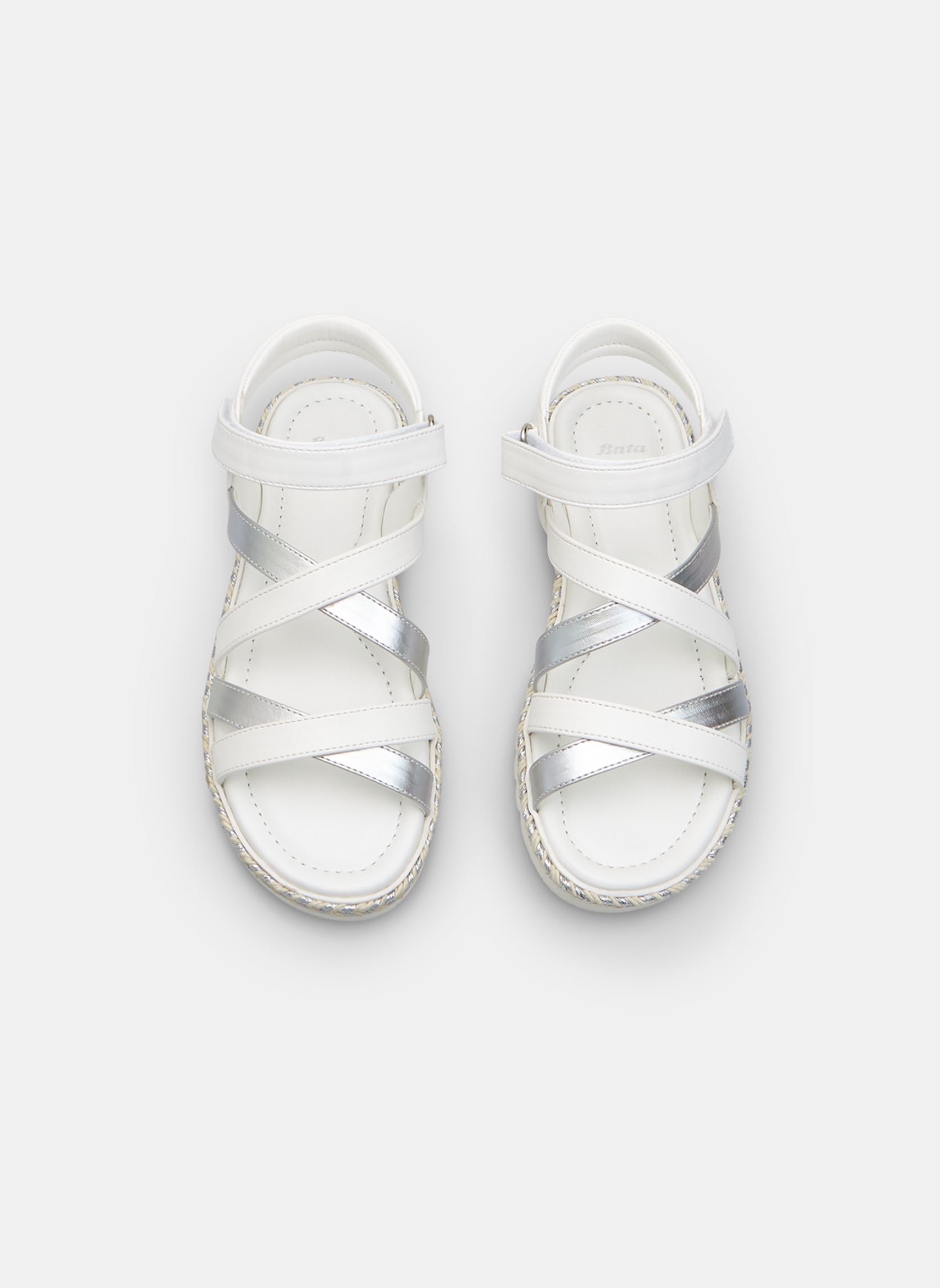 Sandales 3611491 fille blanc Bata Sandales 3611491 fille blanc Blanc
