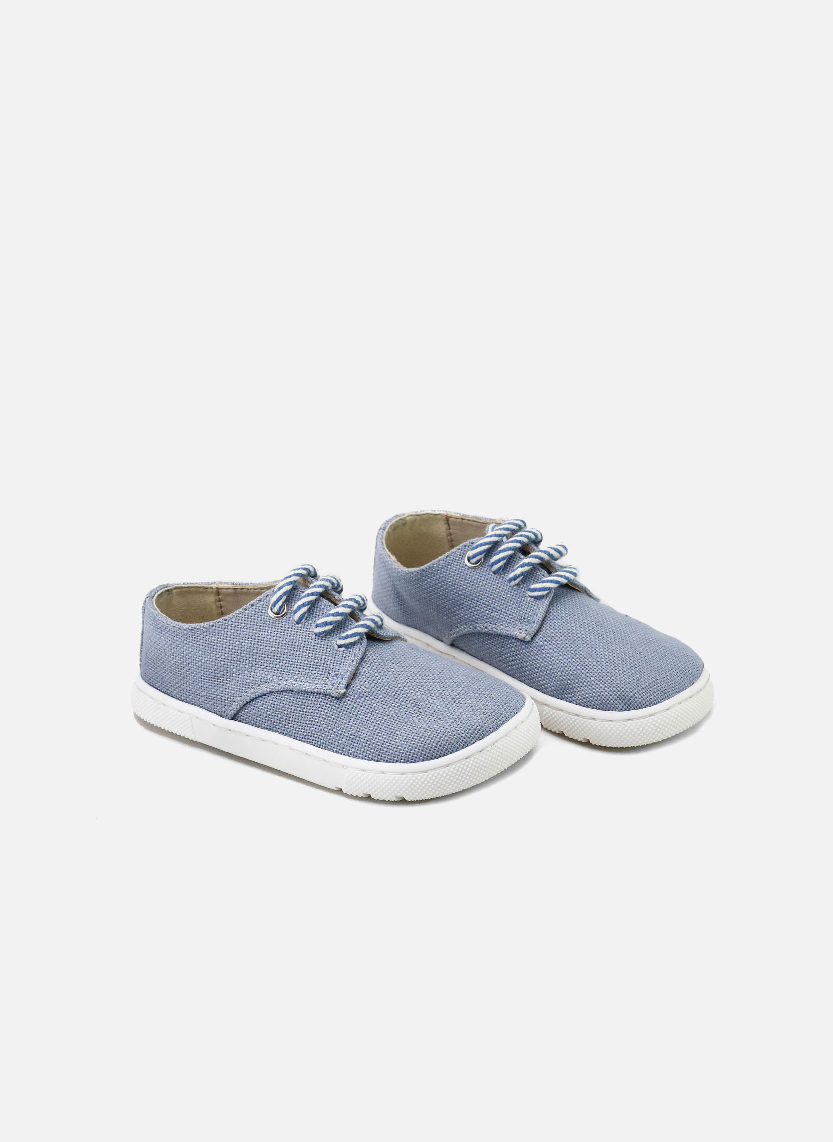 Baskets basses 58017AN-LINO-INDIGO garçon bleu Eli 1957 Baskets basses 58017AN-LINO-INDIGO garçon bleu Bleu