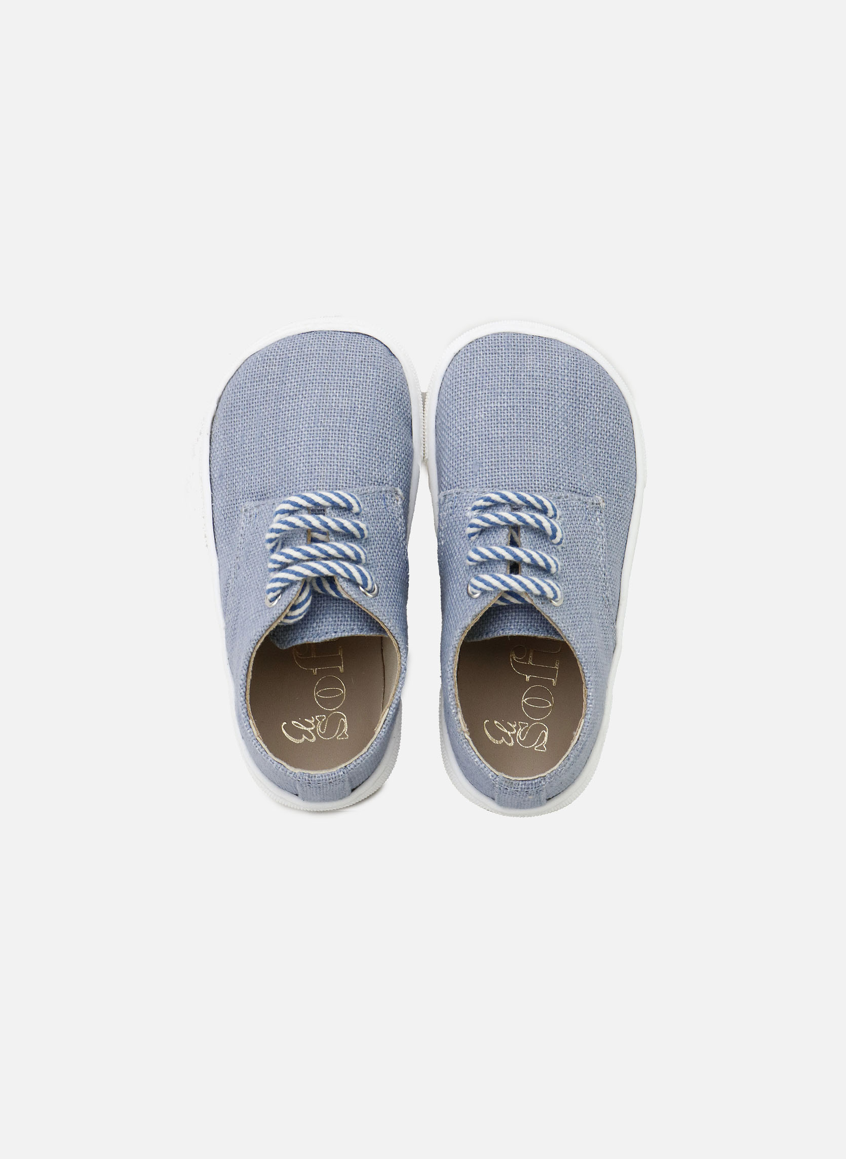 Baskets basses 58017AN-LINO-INDIGO garçon bleu Eli 1957 Baskets basses 58017AN-LINO-INDIGO garçon bleu Bleu