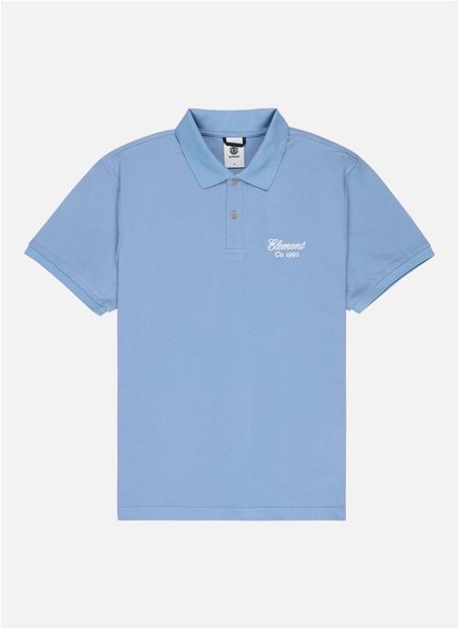 Element Polos Script homme bleu