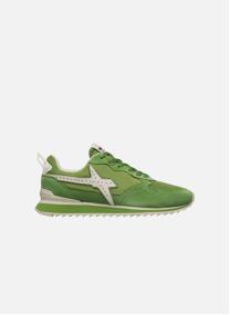 Baskets basses Sneakers JET-M. Vert- homme orange
