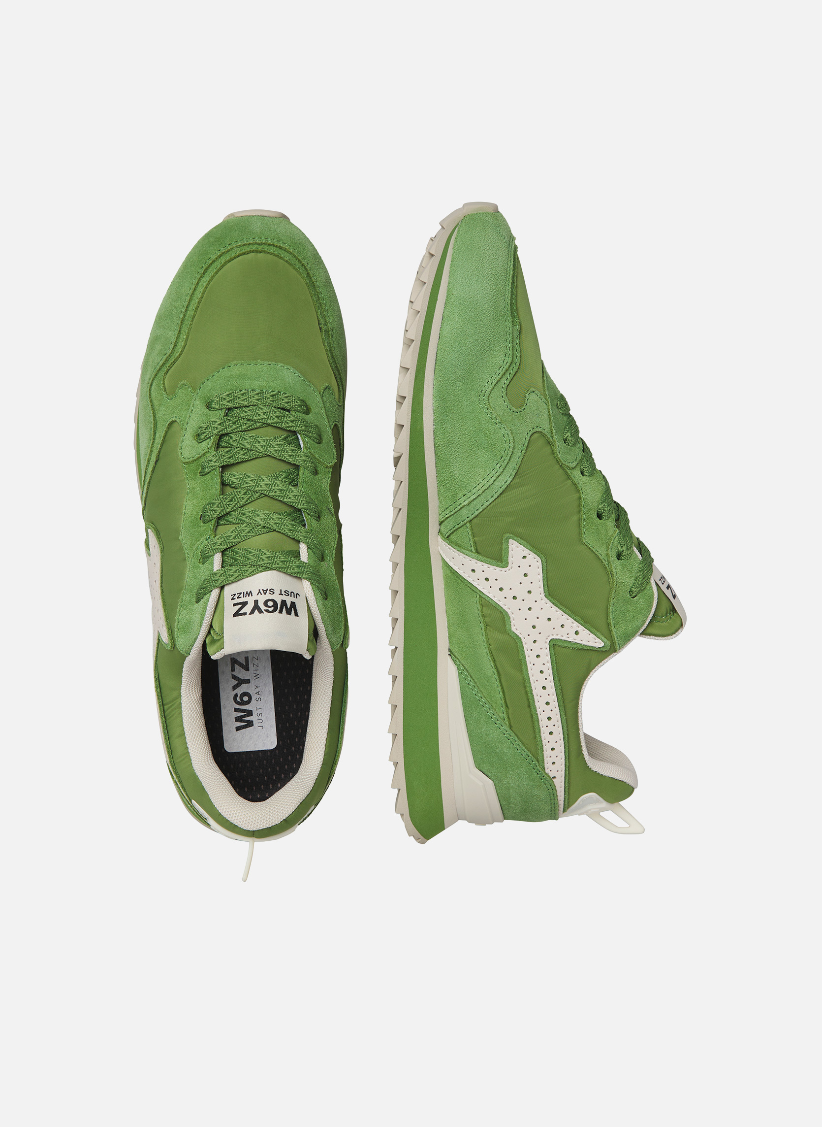 Baskets basses Sneakers JET-M. Vert- homme vert W6YZ Baskets basses Sneakers JET-M. Vert- homme vert Vert