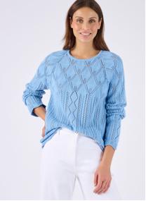 Pulls 82043 femme bleu
