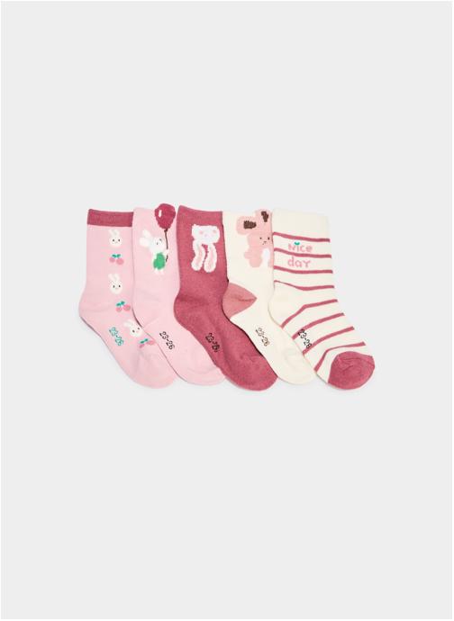 KIMBALOO Chaussettes X5MICHO7_LAPINOU_BB fille rose