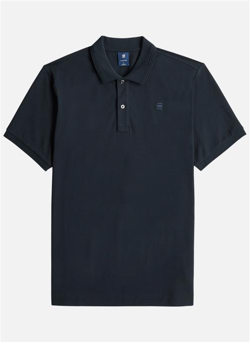 G-Star RAW Polos Polo coton biologique droit - D11595-5864 homme bleu