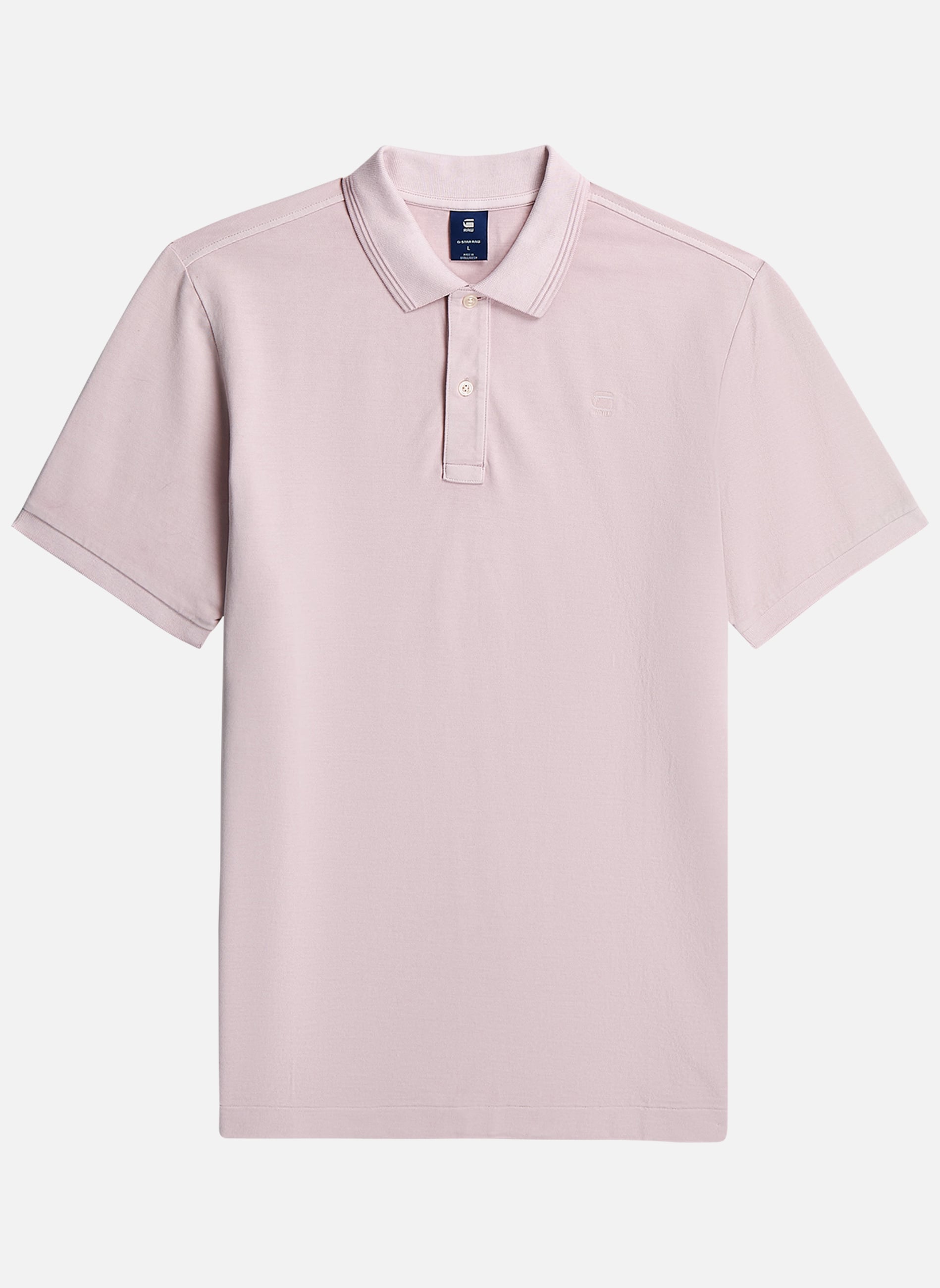 Polos Polo coton biologique droit - D11595-D756 homme rose G-Star RAW Polos Polo coton biologique droit - D11595-D756 homme rose Rose