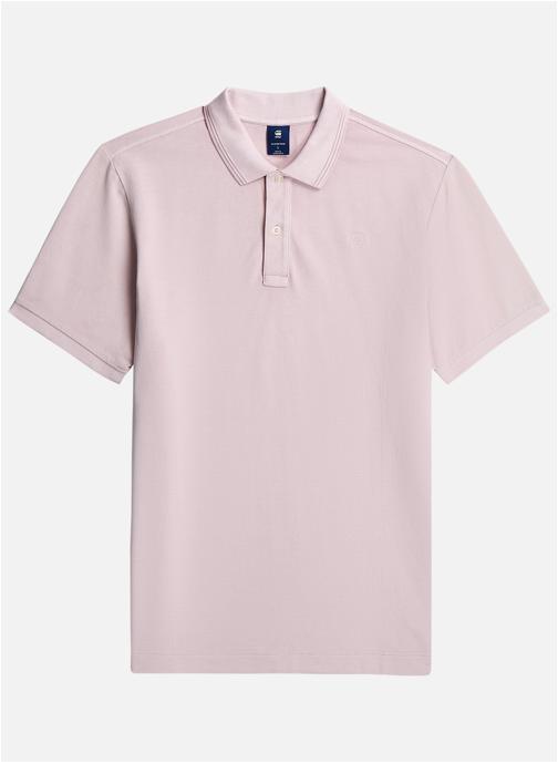 G-Star RAW Polos Polo coton biologique droit - D11595-D756 homme rose
