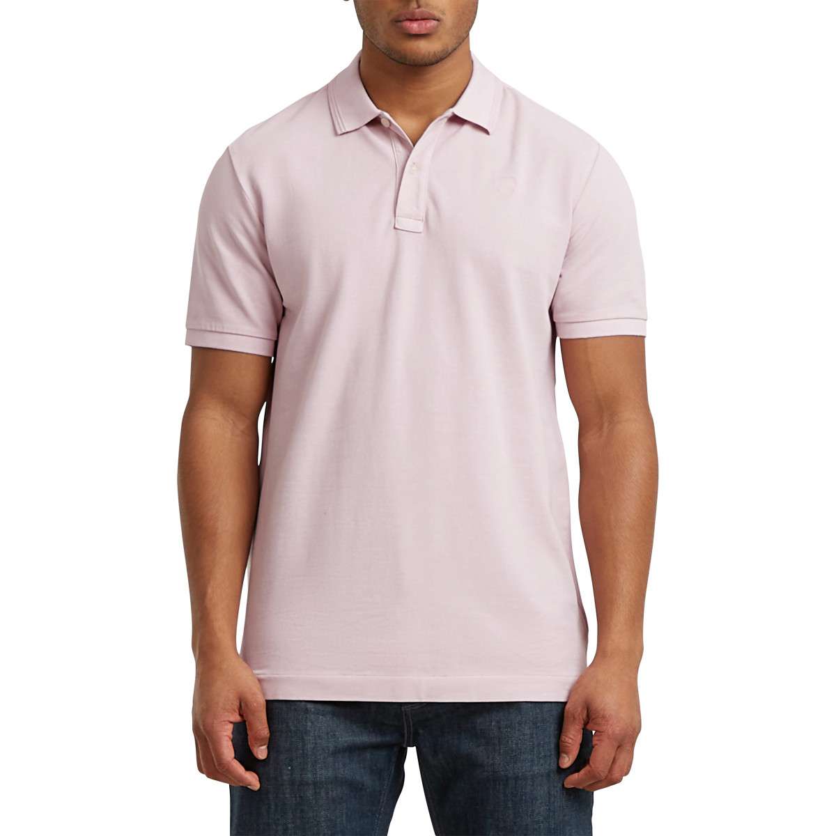 Polos Polo coton biologique droit - D11595-D756 homme rose G-Star RAW Polos Polo coton biologique droit - D11595-D756 homme rose Rose