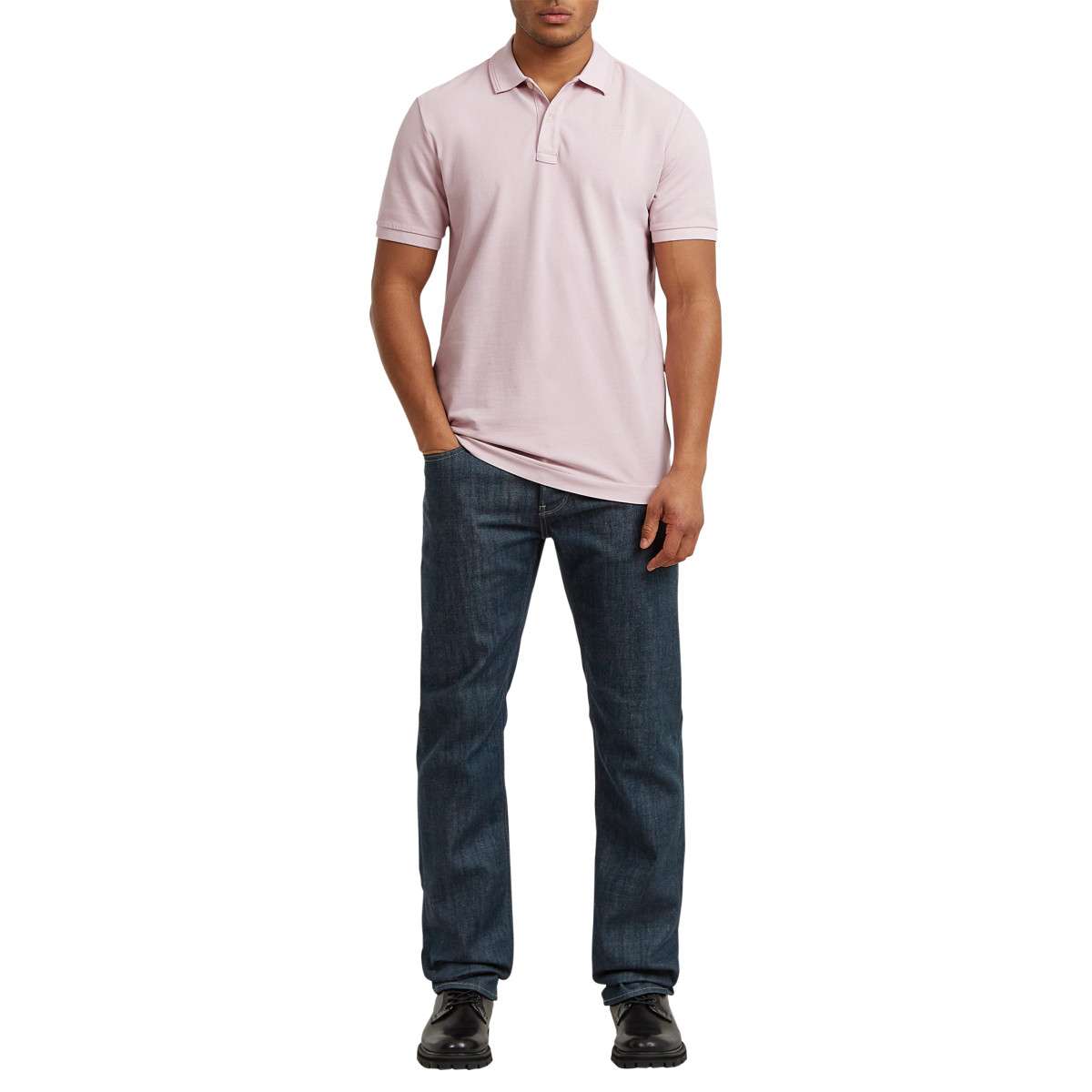 Polos Polo coton biologique droit - D11595-D756 homme rose G-Star RAW Polos Polo coton biologique droit - D11595-D756 homme rose Rose