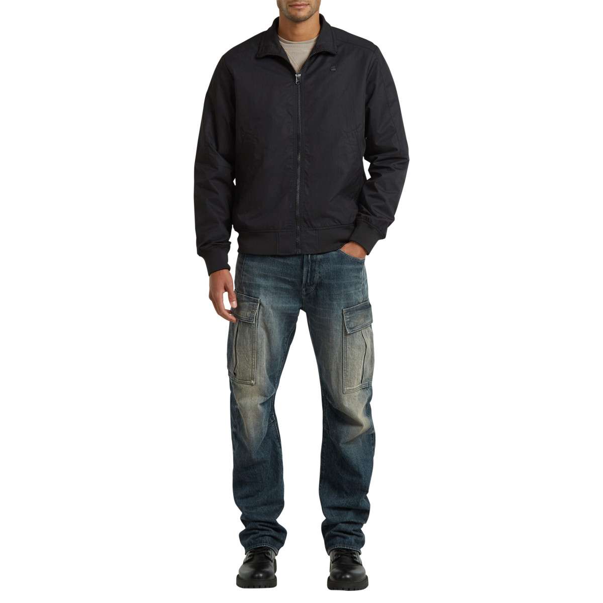 Blousons Blouson droit - D28330-E348 homme noir G-Star RAW Blousons Blouson droit - D28330-E348 homme noir Noir