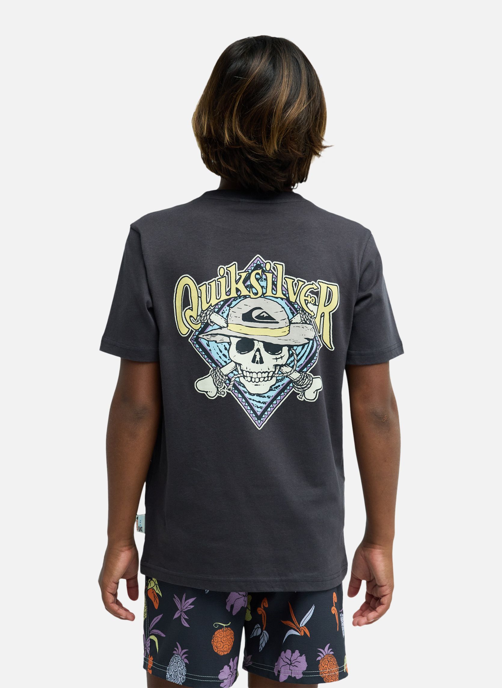 Tee-shirts One Piece Pirates Island garçon noir Quiksilver Tee-shirts One Piece Pirates Island garçon noir Noir