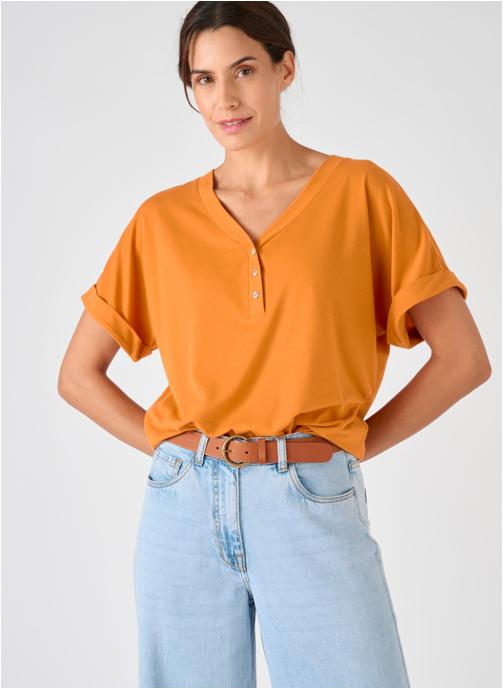 Damart Tee-shirts 81934 femme orange