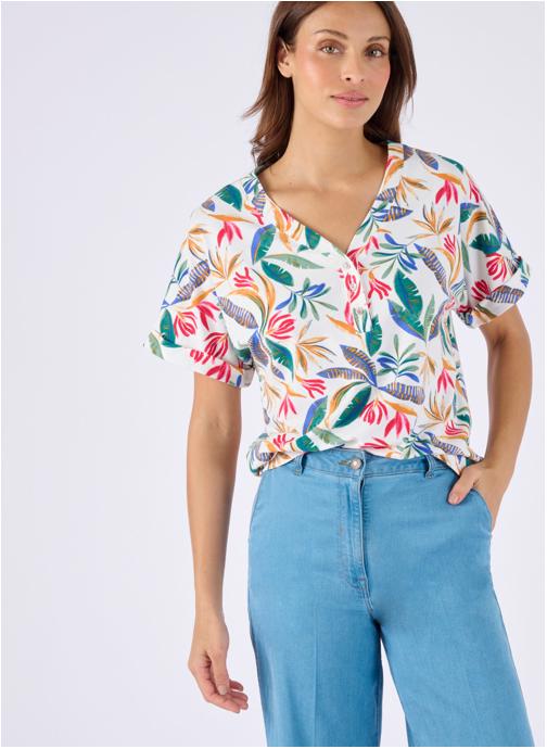 Damart Tee-shirts 81934 femme blanc