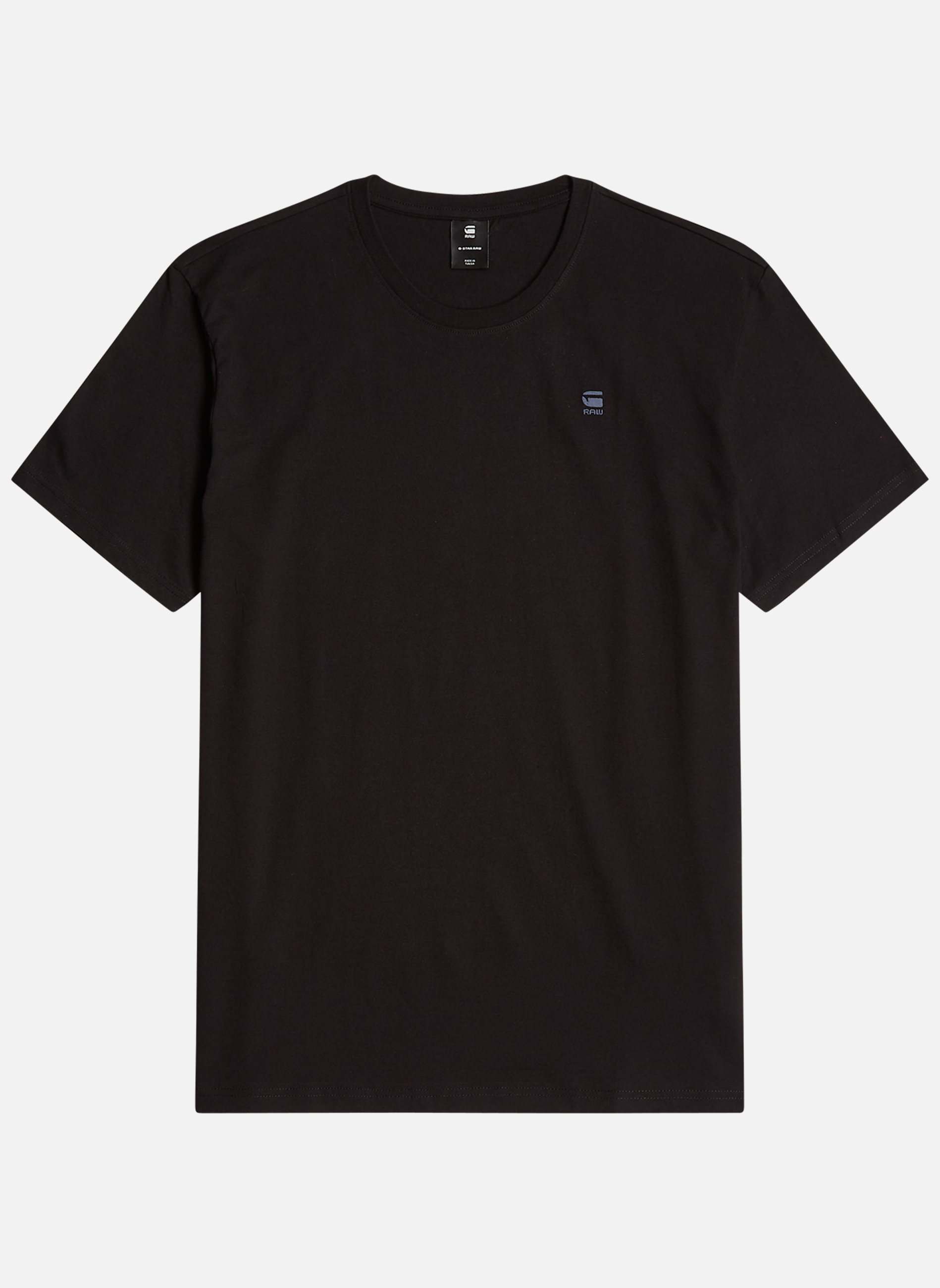 Tee-shirts T-shirt coton biologique col rond droit - D16411-336 homme noir G-Star RAW Tee-shirts T-shirt coton biologique col rond droit - D16411-336 homme noir Noir