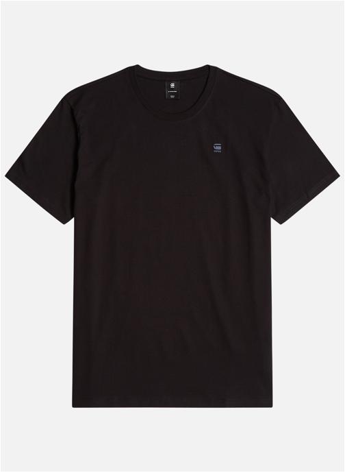 G-Star RAW Tee-shirts T-shirt coton biologique col rond droit - D16411-336 homme noir