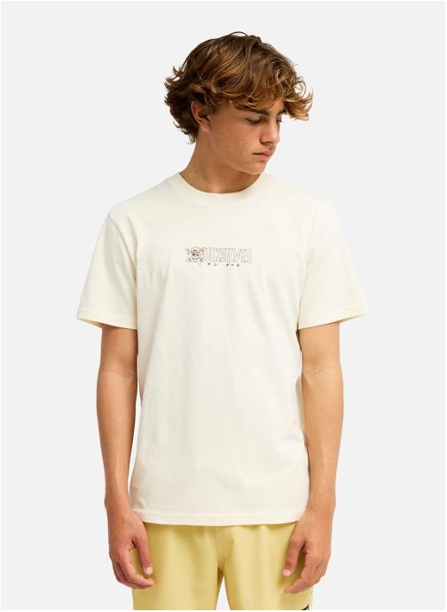 Quiksilver Tee-shirts One Piece Wanted homme blanc