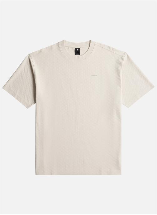 G-Star RAW Tee-shirts T-shirt coton biologique col rond droit - D28588-D965 homme blanc