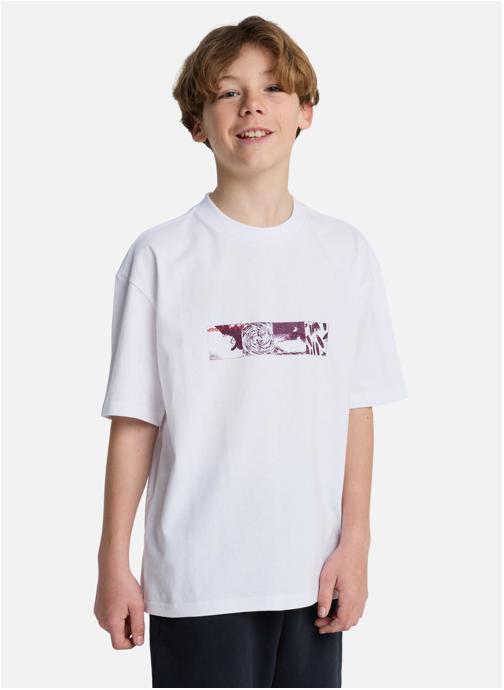 Quiksilver Tee-shirts Mercury Vortex garçon blanc