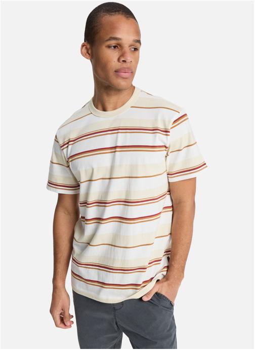 Quiksilver Tee-shirts Lekoni Stripe homme beige