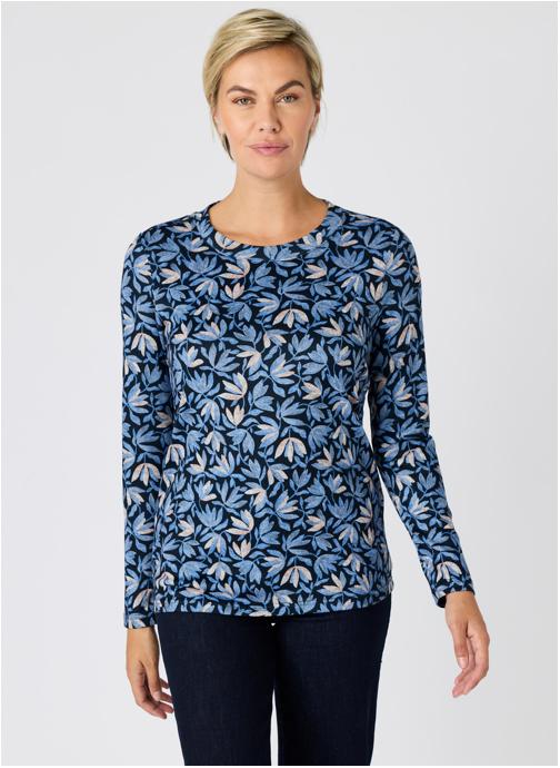 Damart Tee-shirts 73347 femme bleu