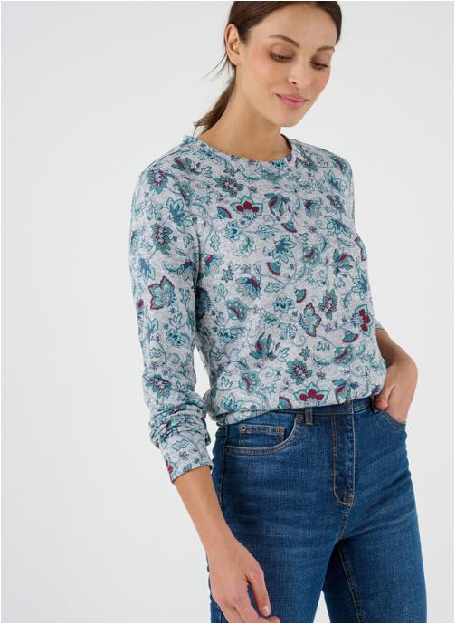 Damart Tee-shirts 73347 femme bleu