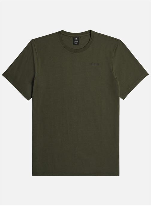 G-Star RAW Tee-shirts T-shirt coton biologique col rond droit - D19070-C723 homme vert