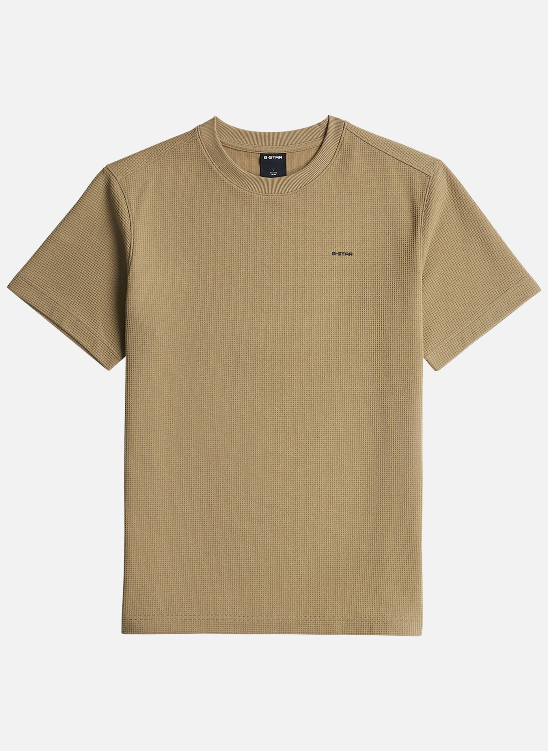 Tee-shirts T-shirt col rond droit - D28609-E383 homme beige G-Star RAW Tee-shirts T-shirt col rond droit - D28609-E383 homme beige Beige