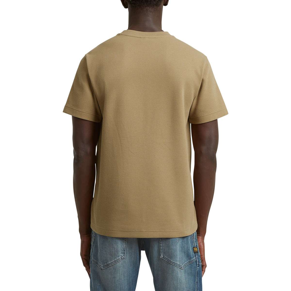Tee-shirts T-shirt col rond droit - D28609-E383 homme beige G-Star RAW Tee-shirts T-shirt col rond droit - D28609-E383 homme beige Beige