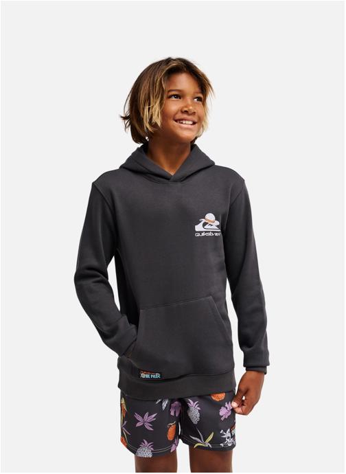 Quiksilver Sweats à capuche One Piece Luf Island garçon noir