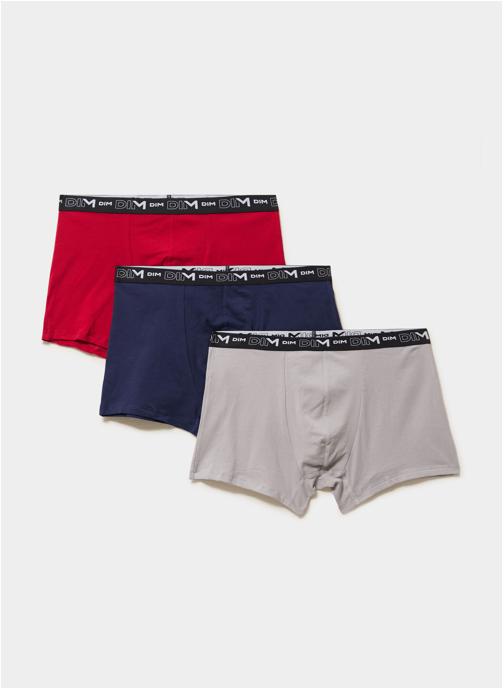Dim Caleçons Boxer - DIM3COTONSTRETCH1 homme bleu