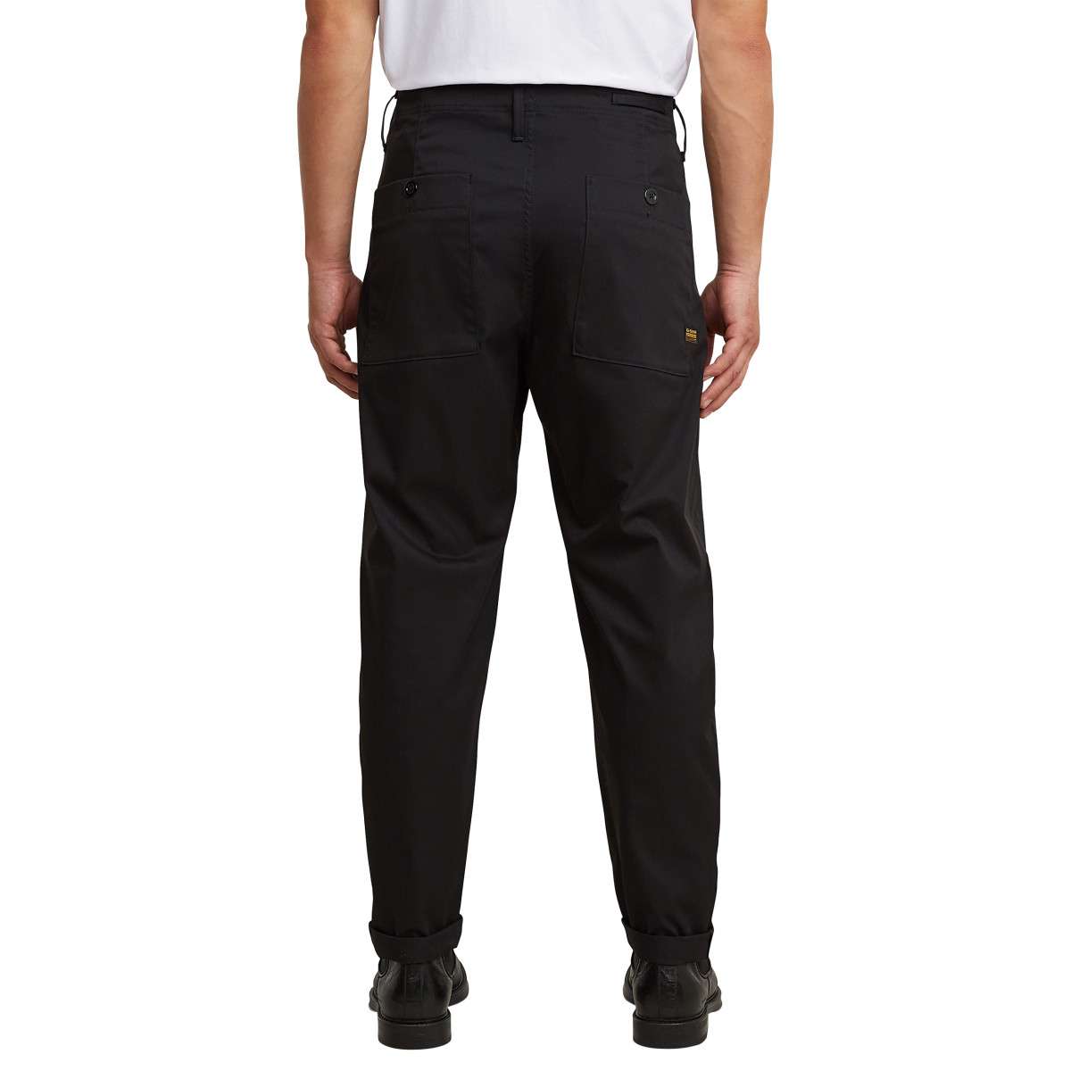 Pantalons droits Pantalon taille intermédiaire droit - D24543-E062 homme noir G-Star RAW Pantalons droits Pantalon taille intermédiaire droit - D24543-E062 homme noir Noir