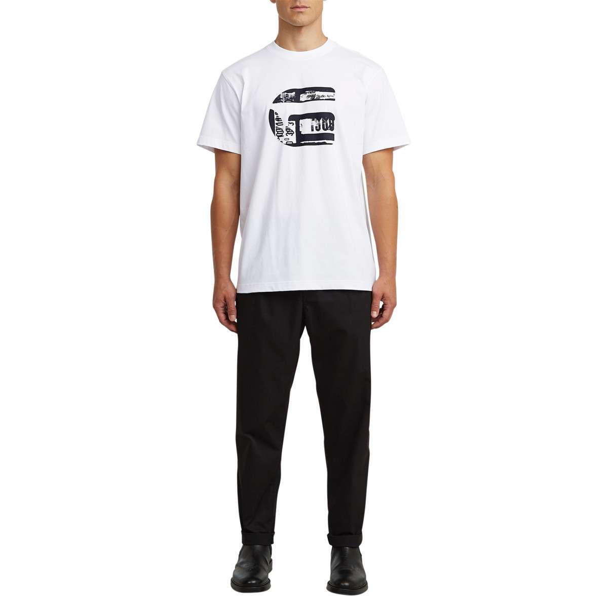 Pantalons droits Pantalon taille intermédiaire droit - D24543-E062 homme noir G-Star RAW Pantalons droits Pantalon taille intermédiaire droit - D24543-E062 homme noir Noir