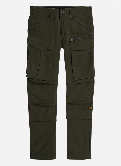 G-Star RAW Pantalons droits Pantalon coton biologique taille basse droit - D02190-5126 homme vert
