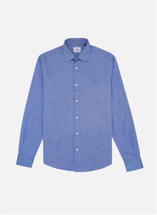 Serge Blanco Chemises Chemise ML homme bleu