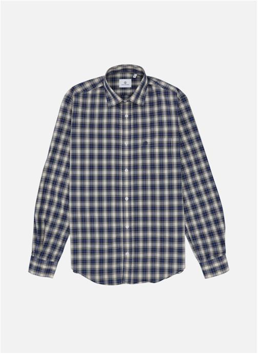 Serge Blanco Chemises Chemise ML homme bleu
