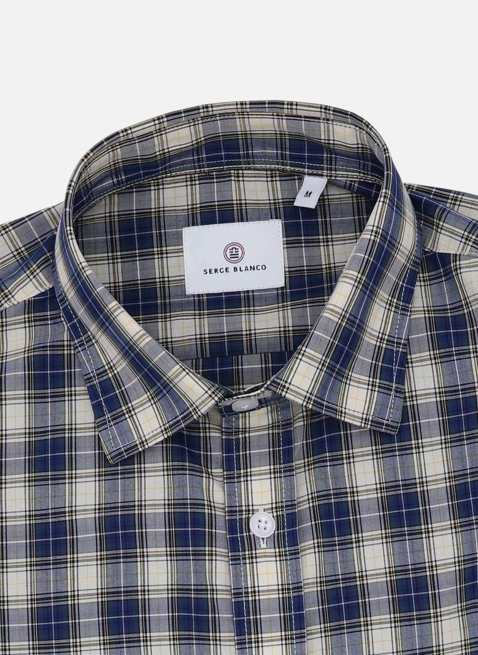 Chemises Chemise ML homme bleu Serge Blanco Chemises Chemise ML homme bleu Bleu