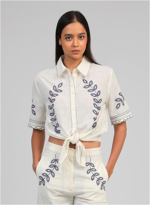 An'ge Chemises CHEMISE SILONA ecru femme blanc