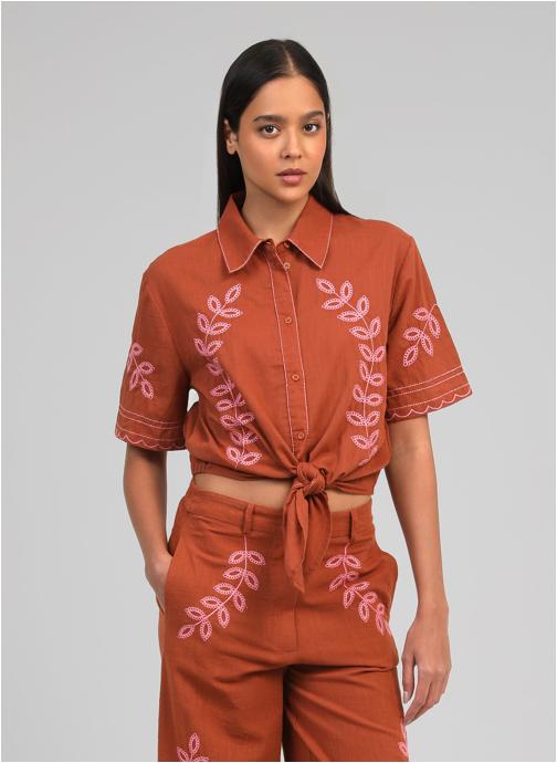 An'ge Chemises CHEMISE SILONA caramel femme marron