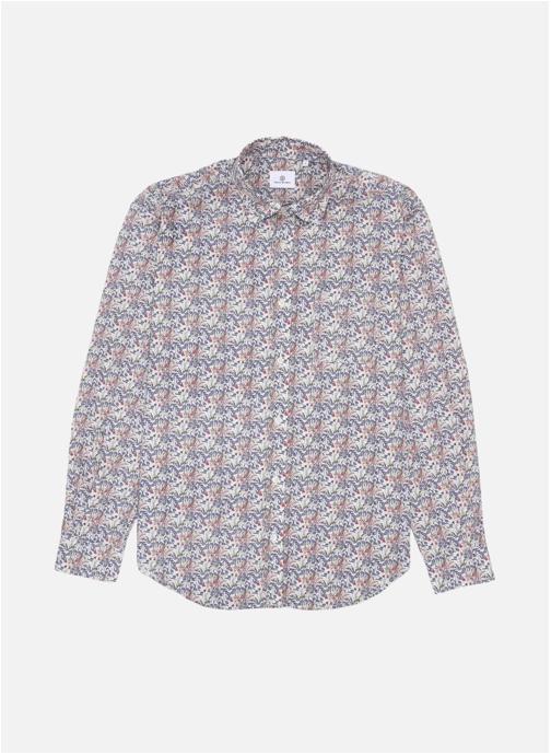 Serge Blanco Chemises Chemise ML homme bleu