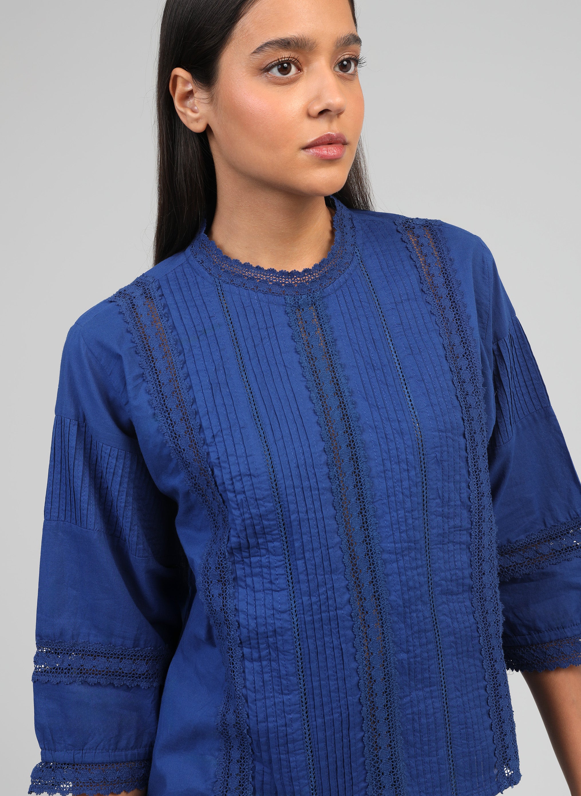 Blouses BLOUSE SAMILOU electrique femme bleu An'ge Blouses BLOUSE SAMILOU electrique femme bleu Bleu