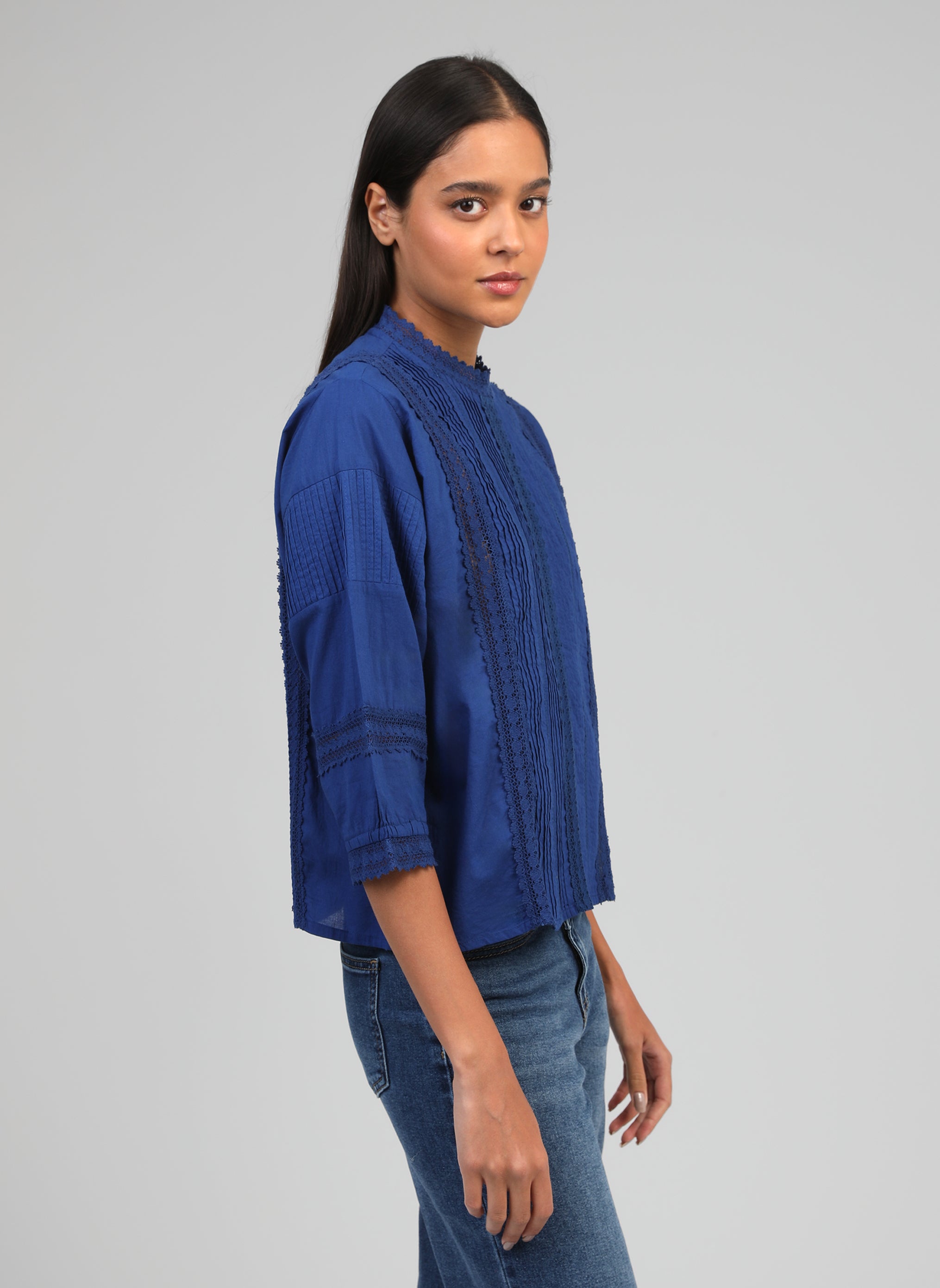Blouses BLOUSE SAMILOU electrique femme bleu An'ge Blouses BLOUSE SAMILOU electrique femme bleu Bleu