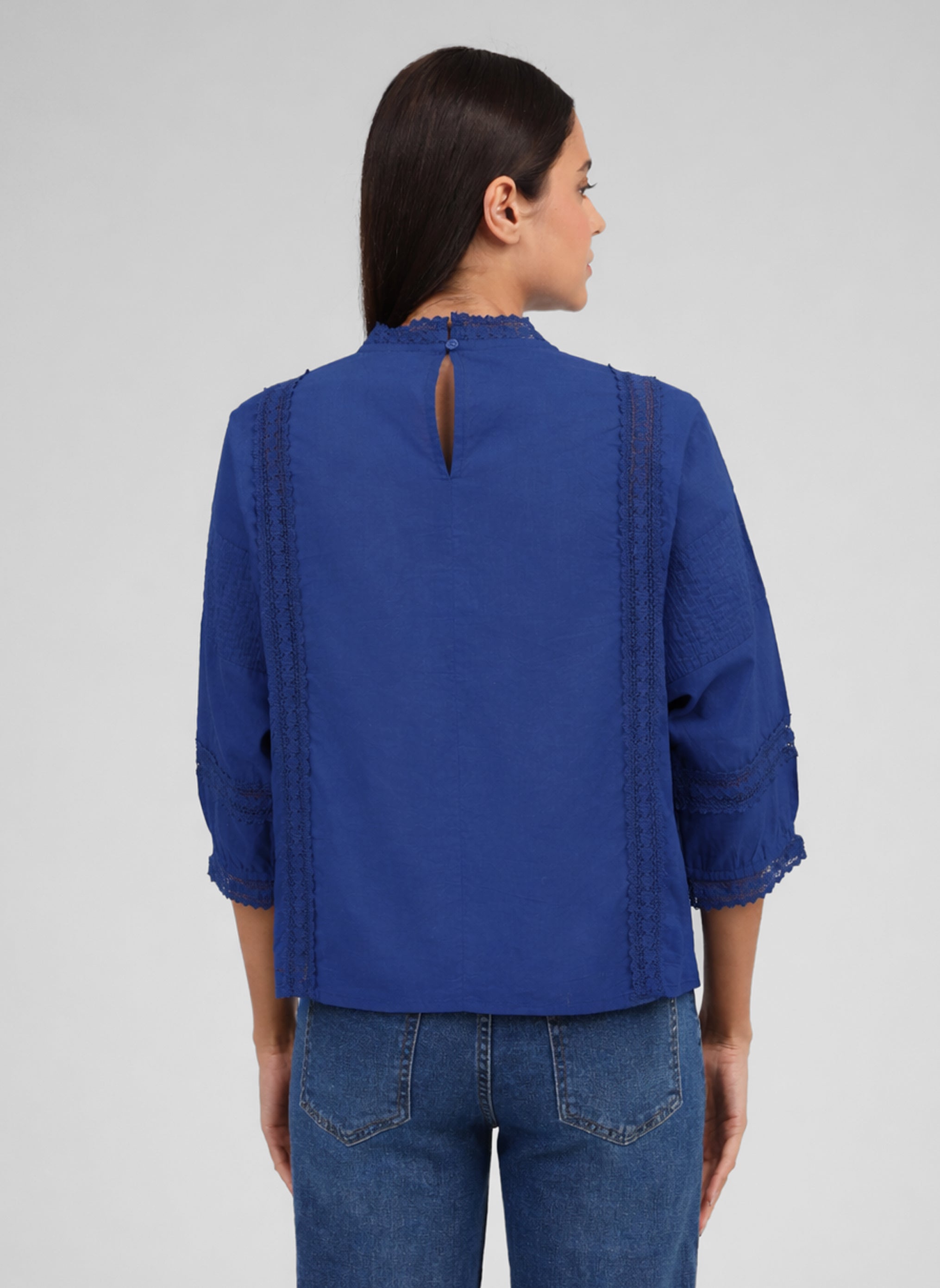 Blouses BLOUSE SAMILOU electrique femme bleu An'ge Blouses BLOUSE SAMILOU electrique femme bleu Bleu