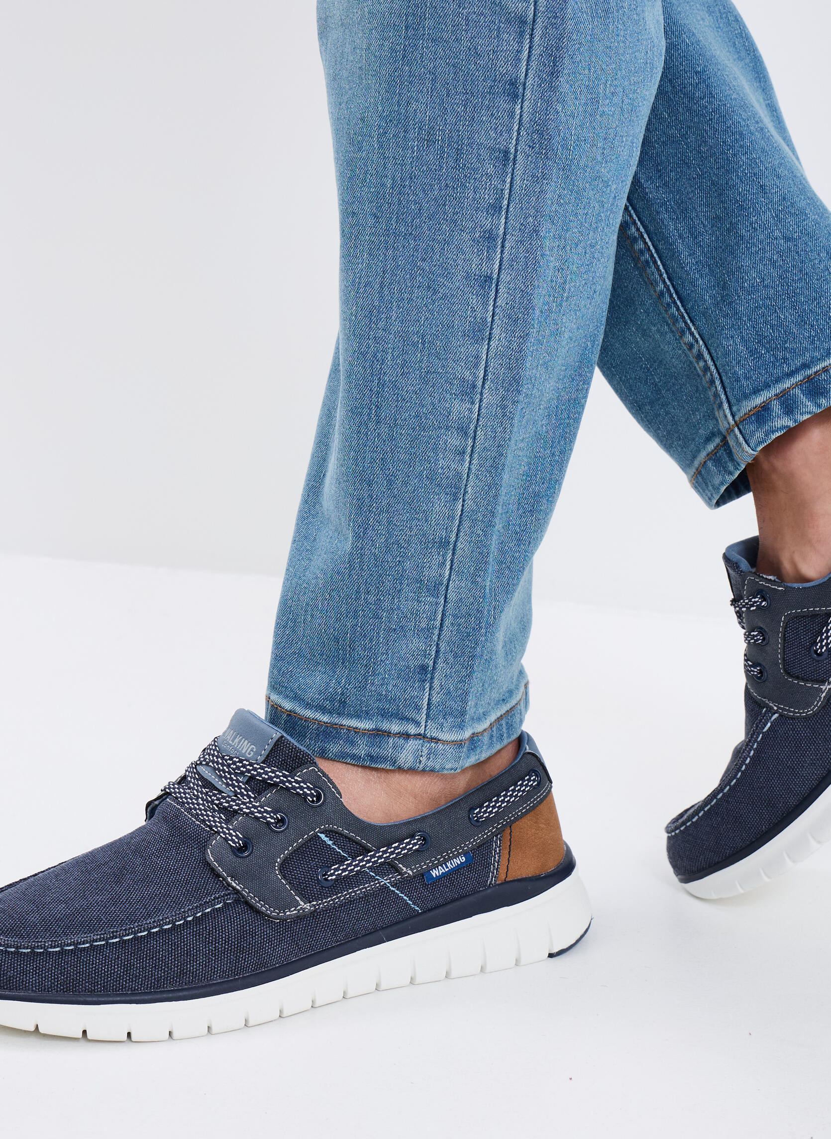 Chaussures bateaux VIN_S_H_BAT_0_251 homme bleu WALKING CONFORT Chaussures bateaux VIN_S_H_BAT_0_251 homme bleu Bleu