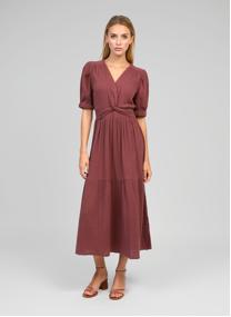 Robes ROBE MIDI ODOUMILO raisin femme bordeaux An'ge Robes ROBE MIDI ODOUMILO raisin femme bordeaux Bordeaux