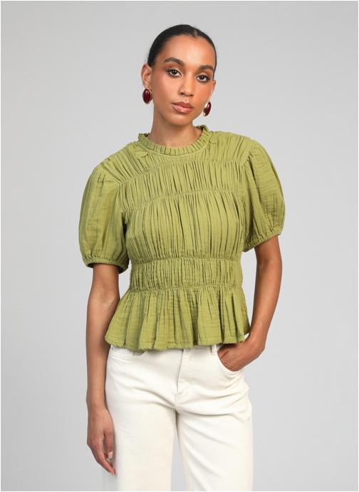 An'ge Tops TOP SIZAYA tilleul femme vert